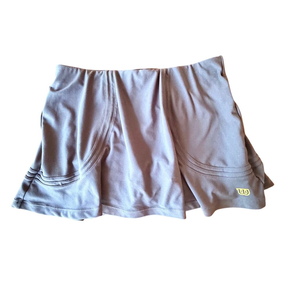 Wilson women’s Active Skort Medium gray Golf Tennis skirt undershorts